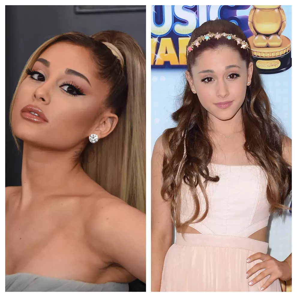 Antes y después famosos Ariana Grande