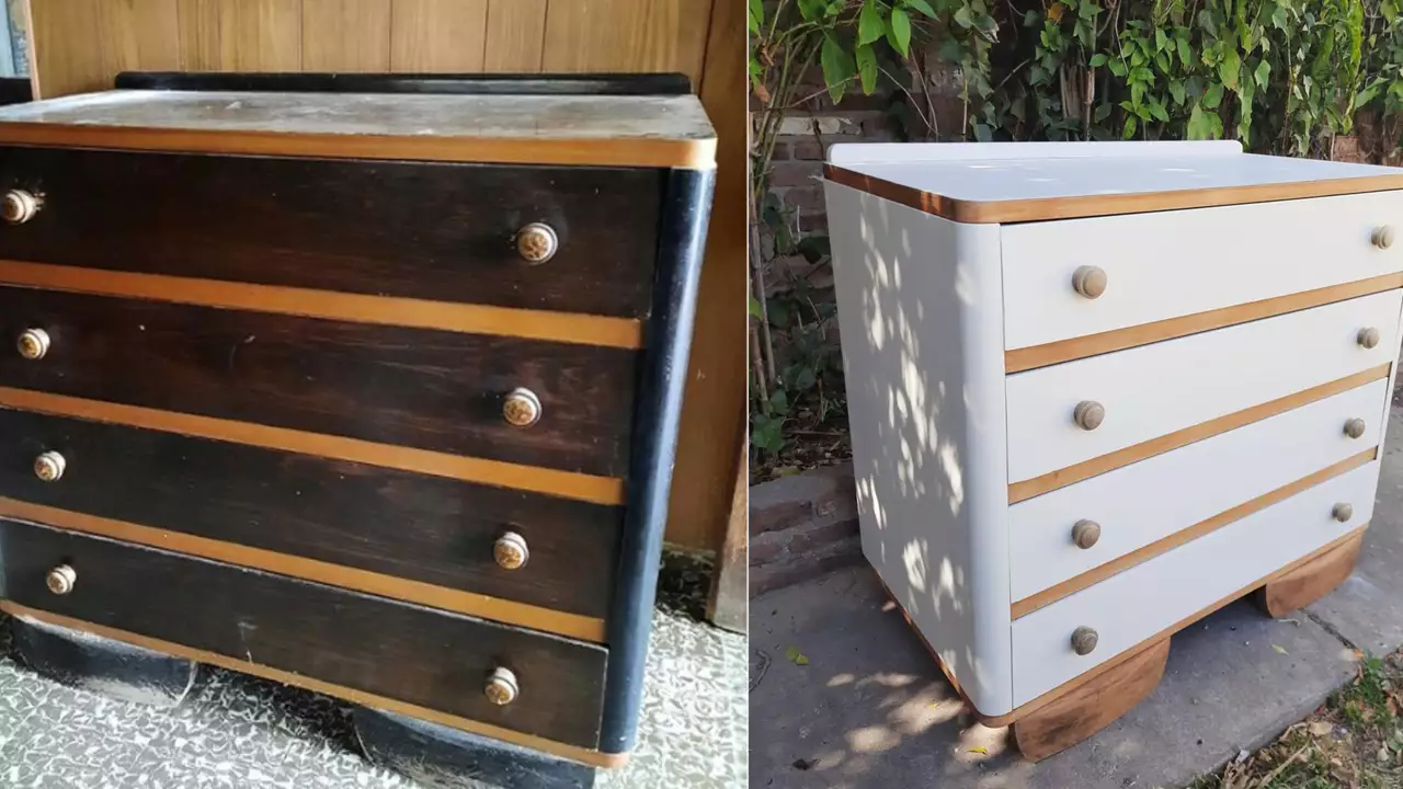 Antes y después: muebles que iban a tirar