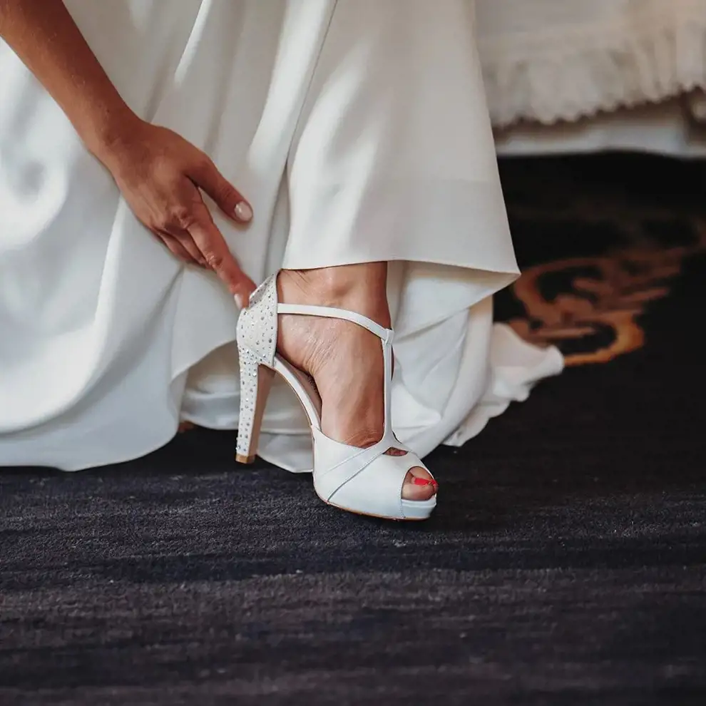 zapatos de novia comodos y elegantes