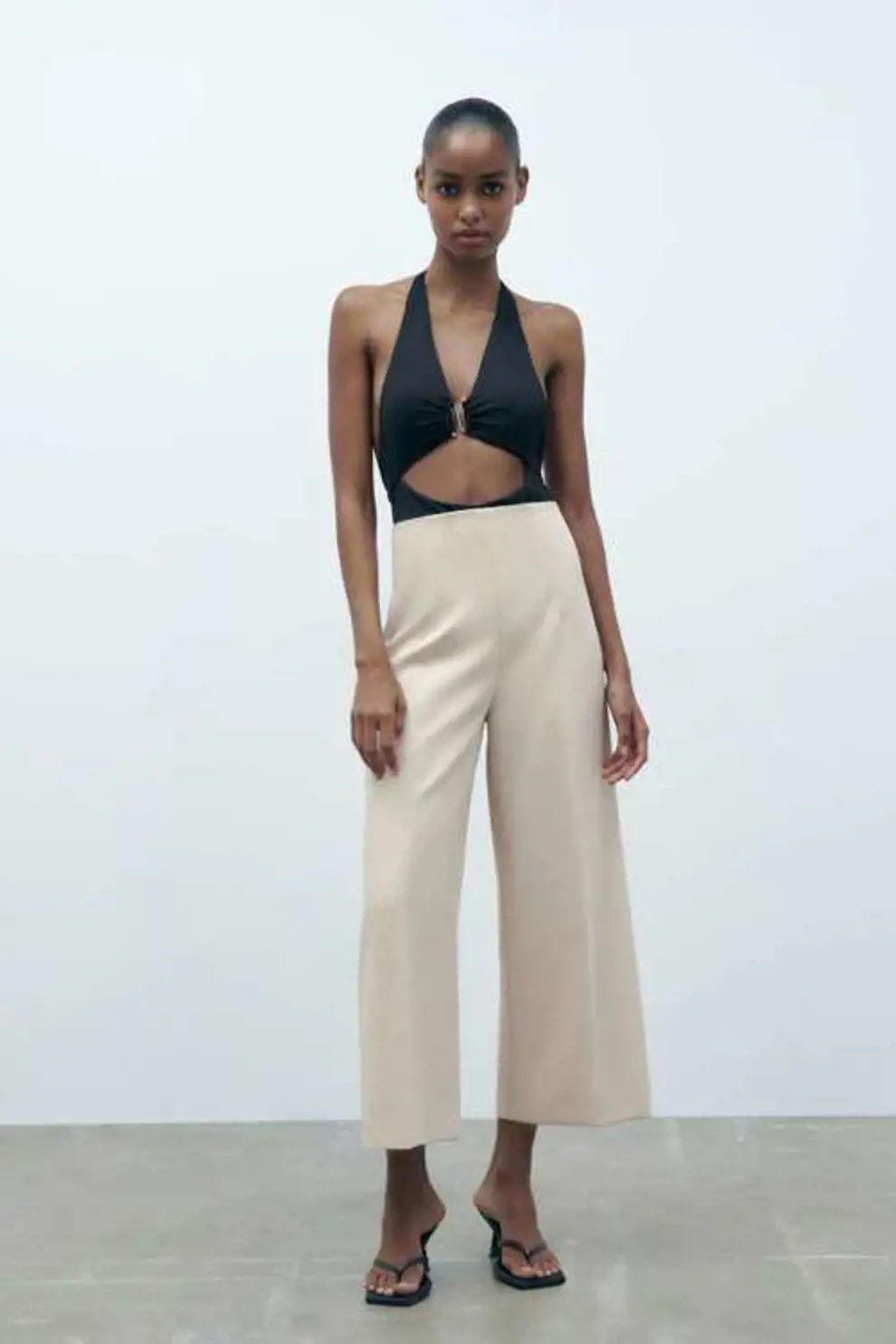 pantalón culotte de Zara