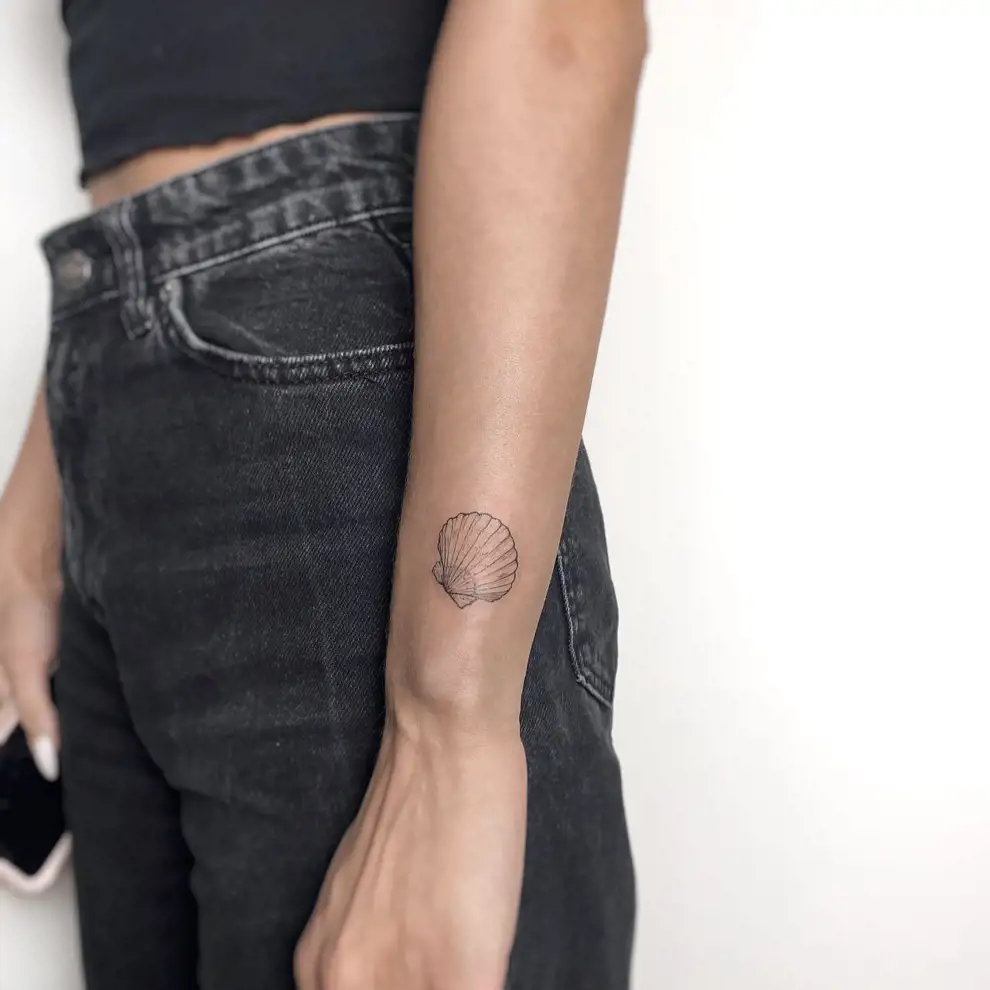 Tatuajes con significado: concha