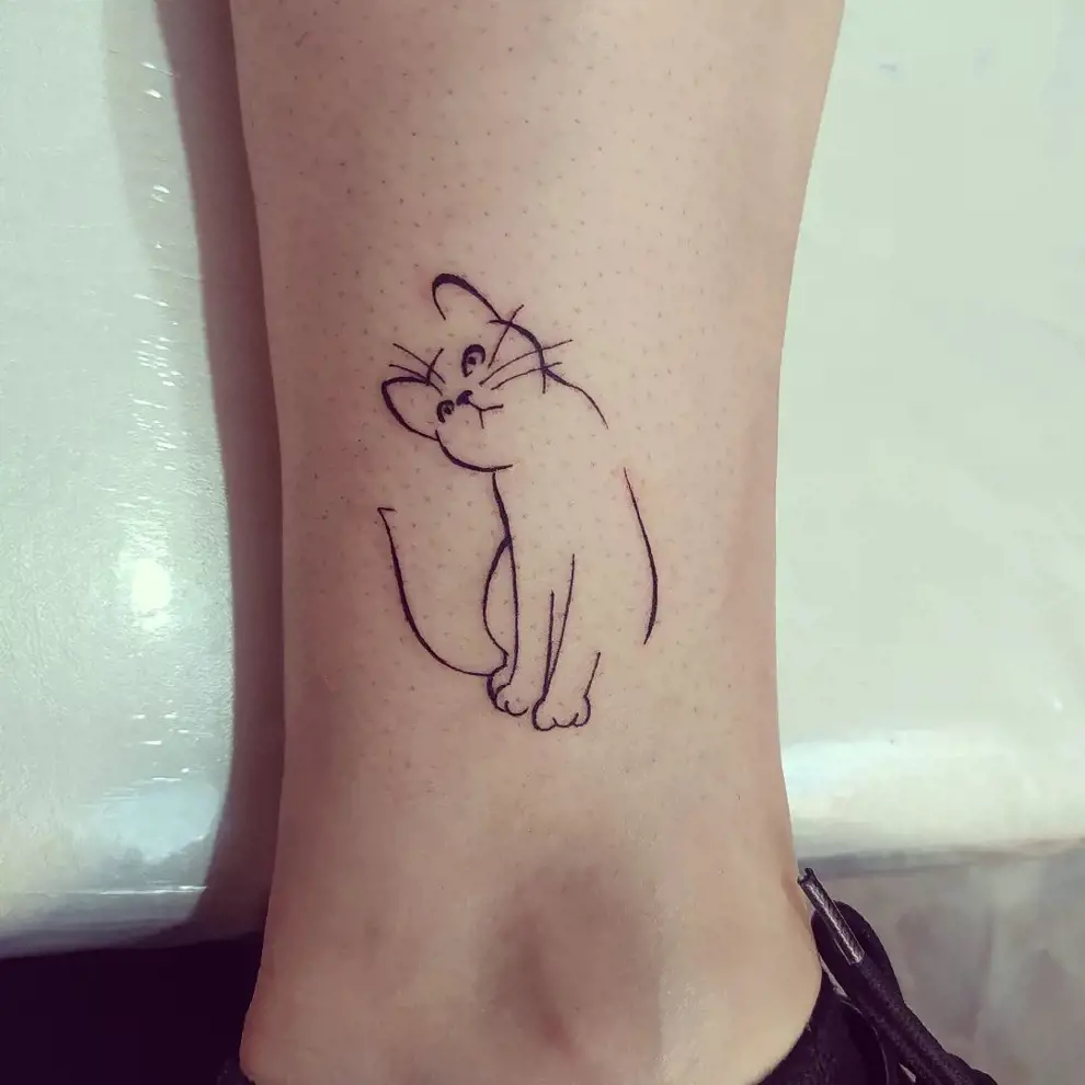 Tatuajes con significado: gato