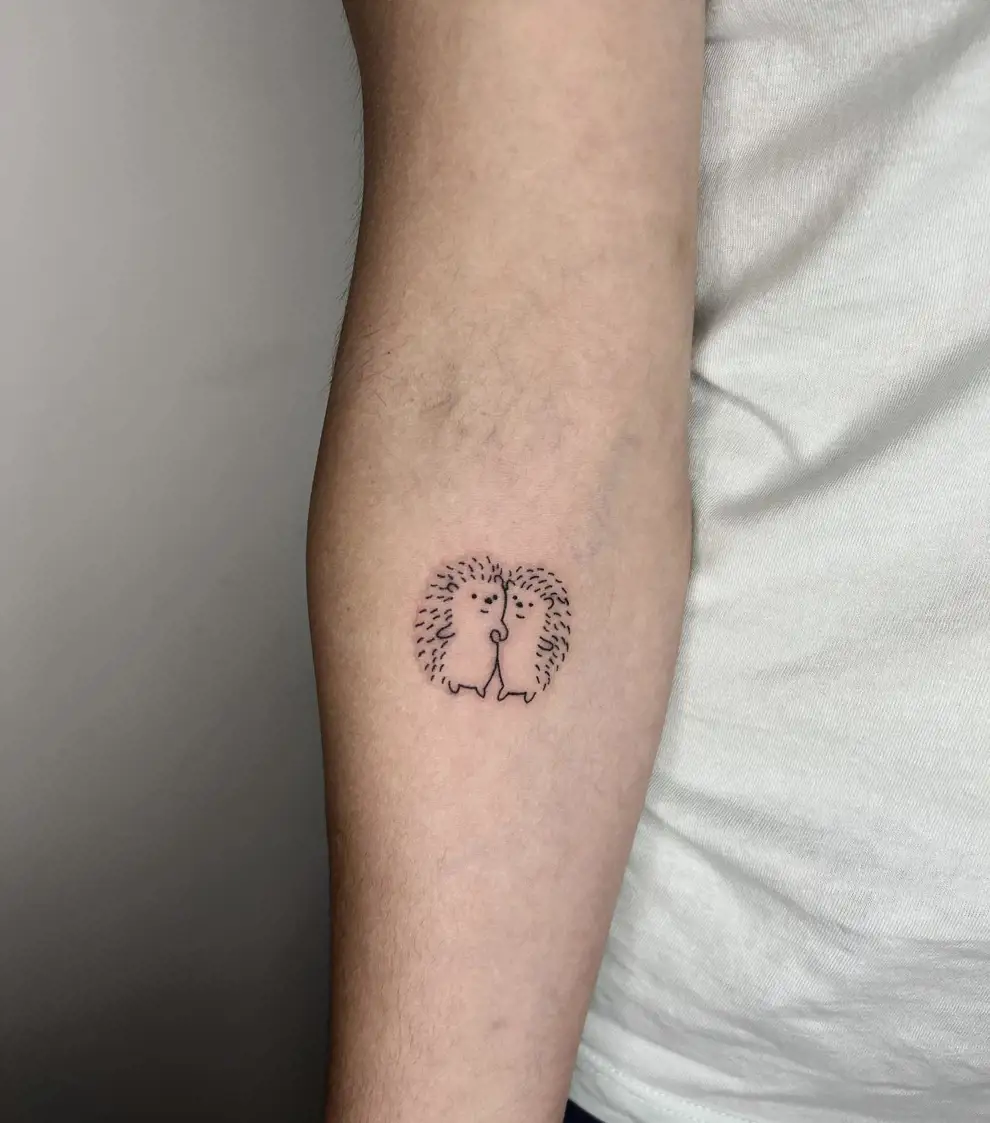 Tatuajes con significado pequeños: erizos