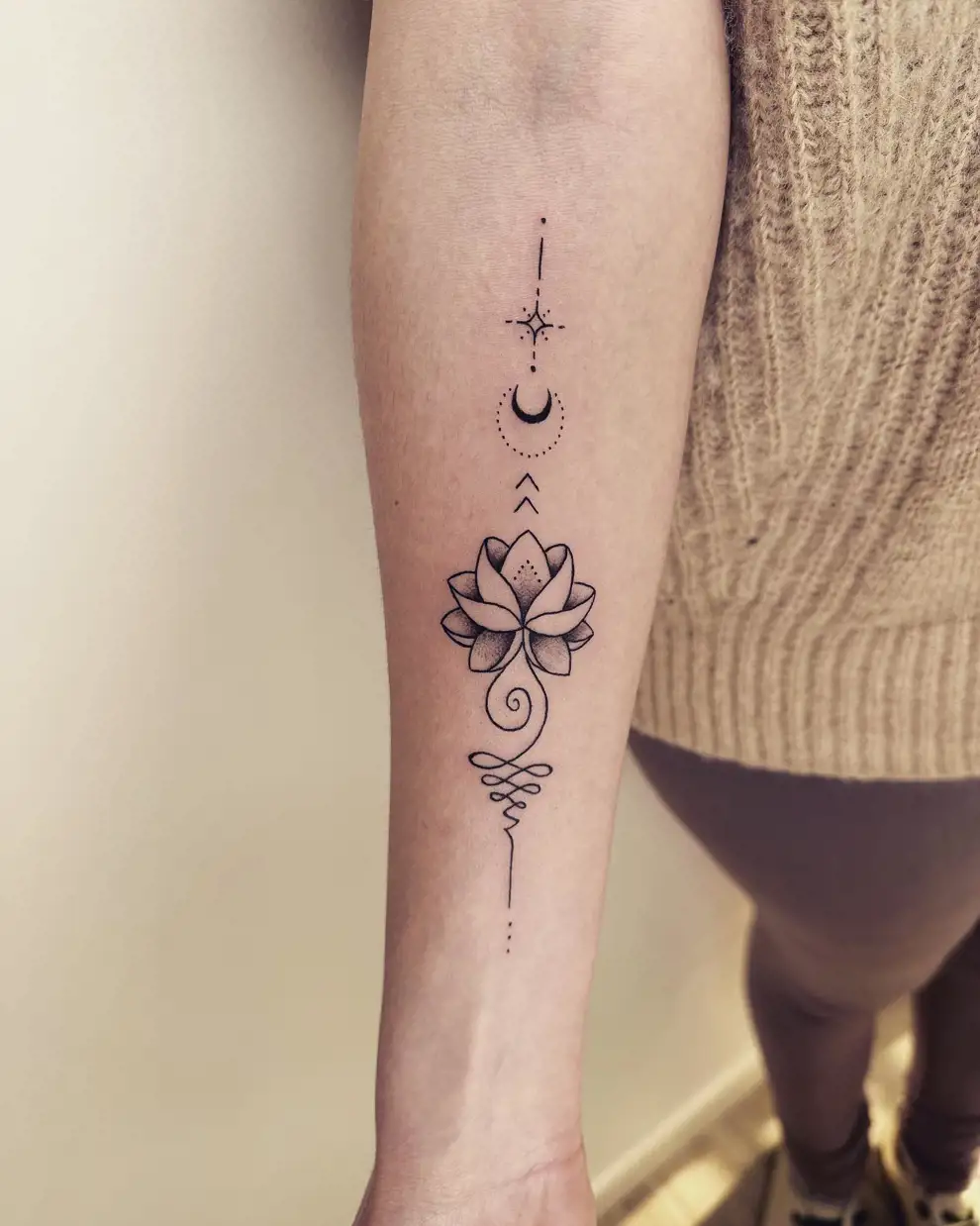 Tatuaje flor de loto: 3D
