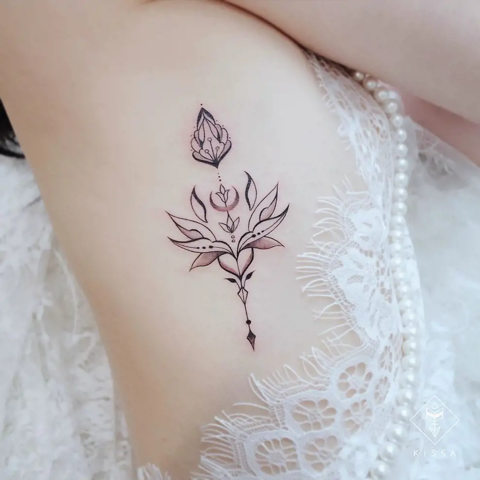 Tatuaje flor de loto: 