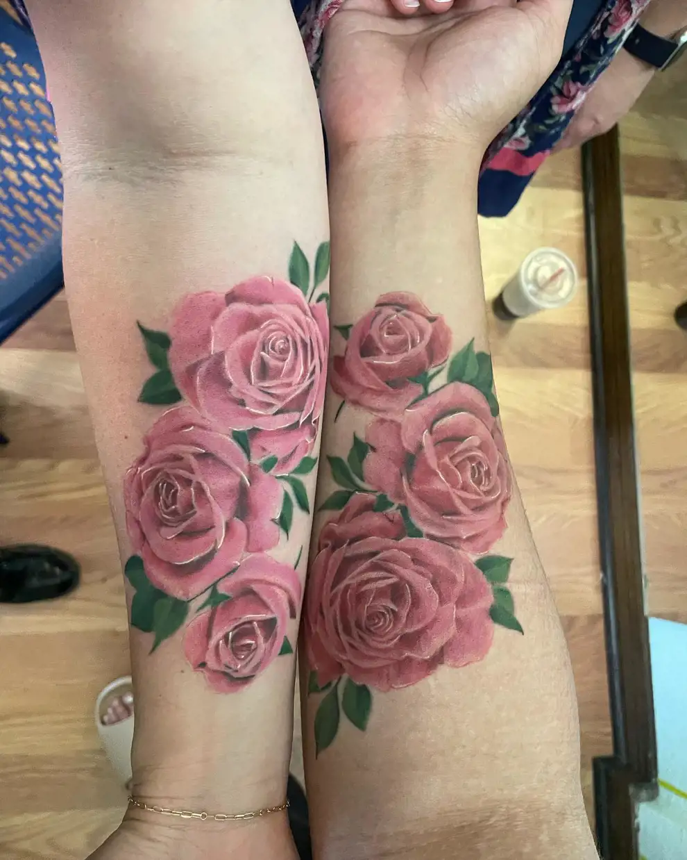 Tatuajes madre e hija: realista