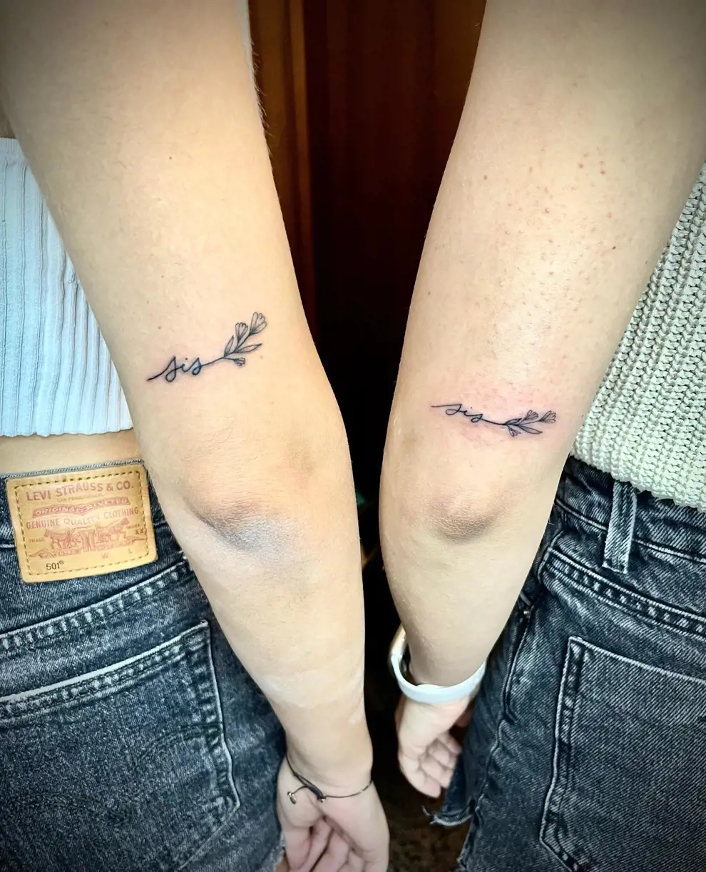 Tatuajes para amigas inseparables