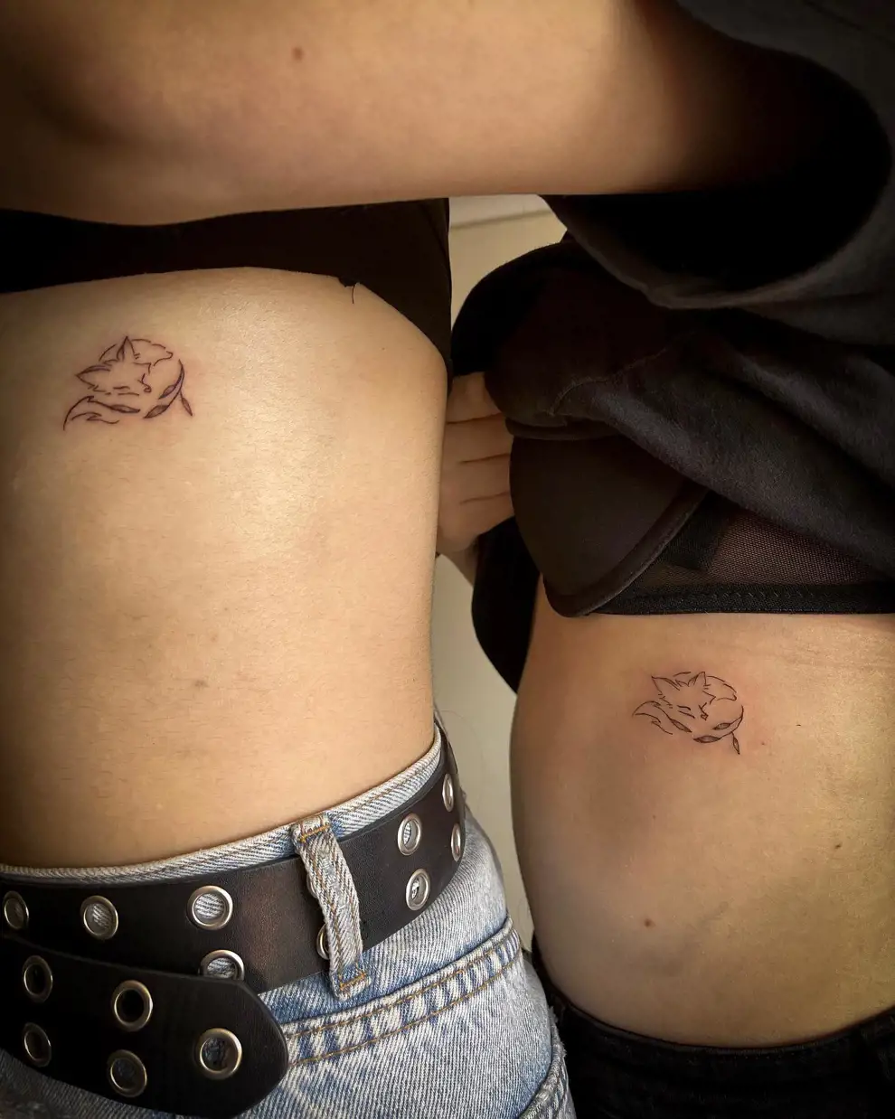 Tatuajes para amigas: zorro