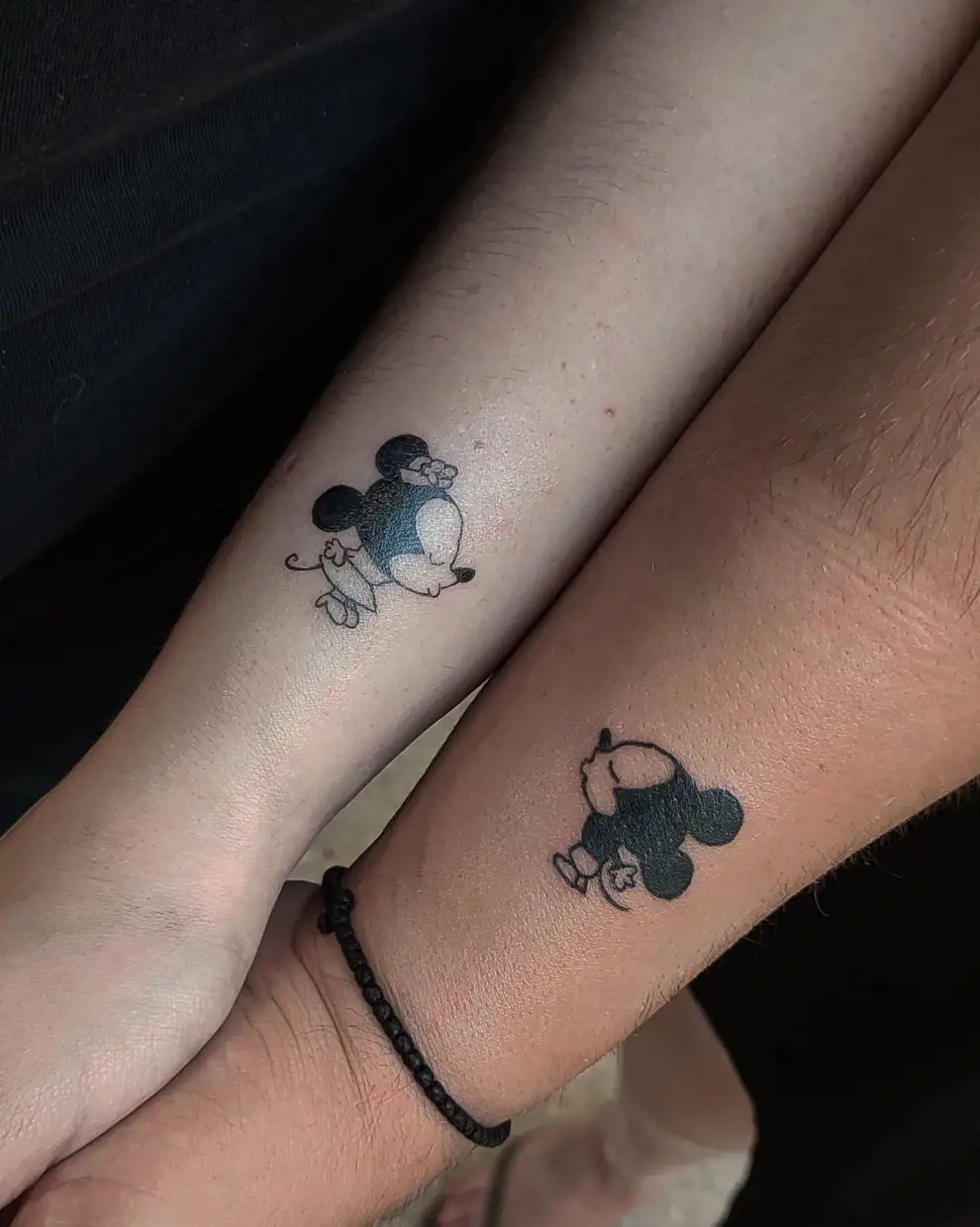 Tatuajes de parejas originales: Mickey y Minnie