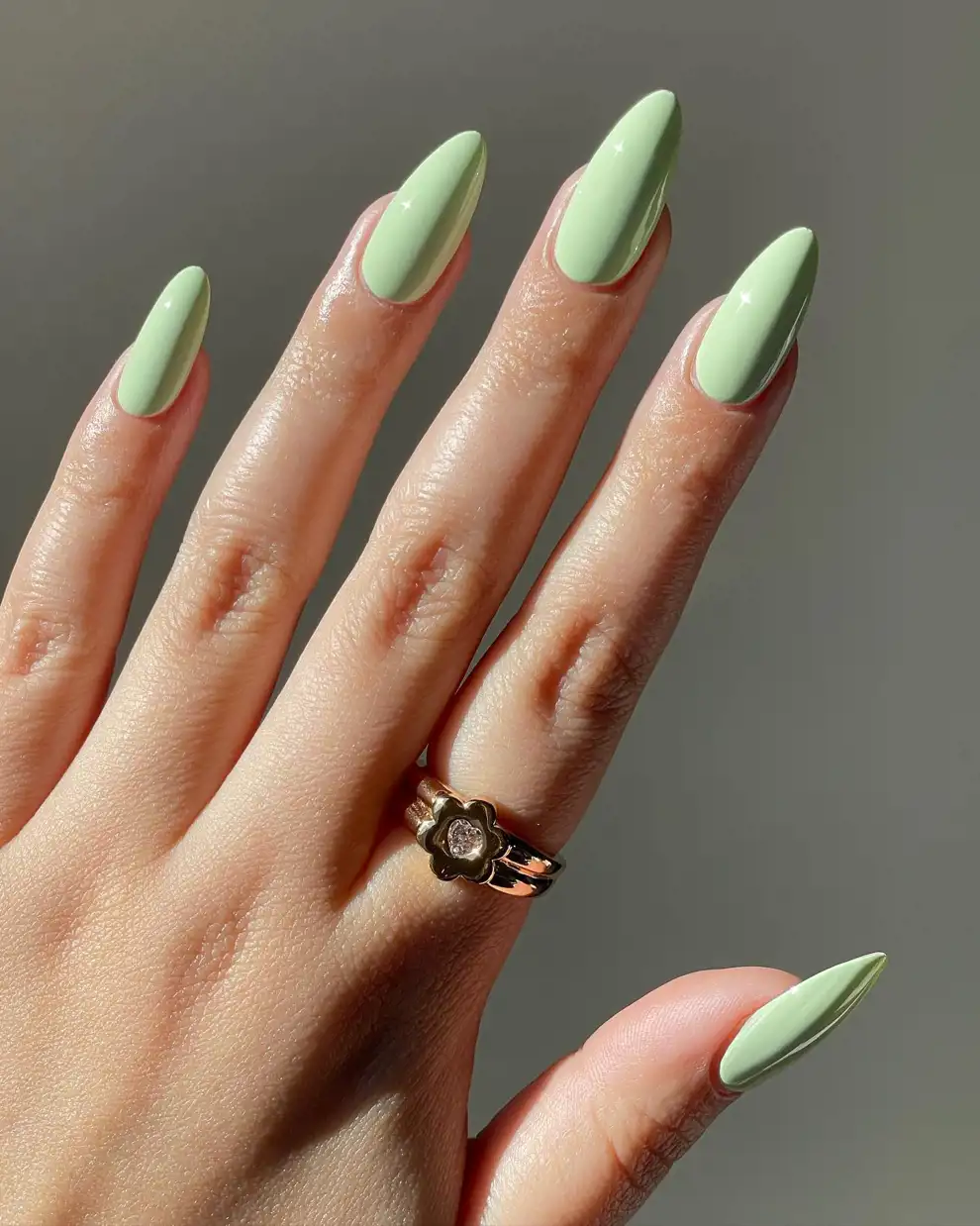 Colores de uñas: verdes