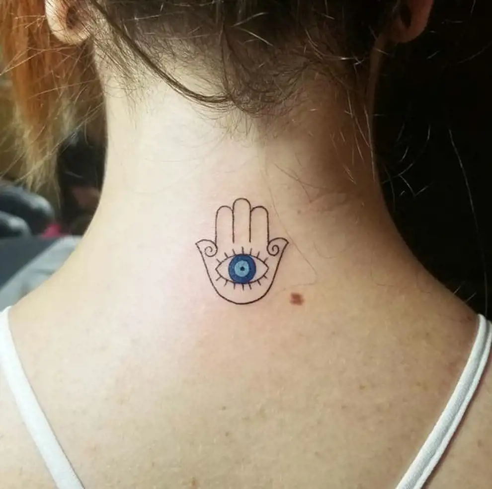 15 tatuajes de buena suerte y protección: ojo turco