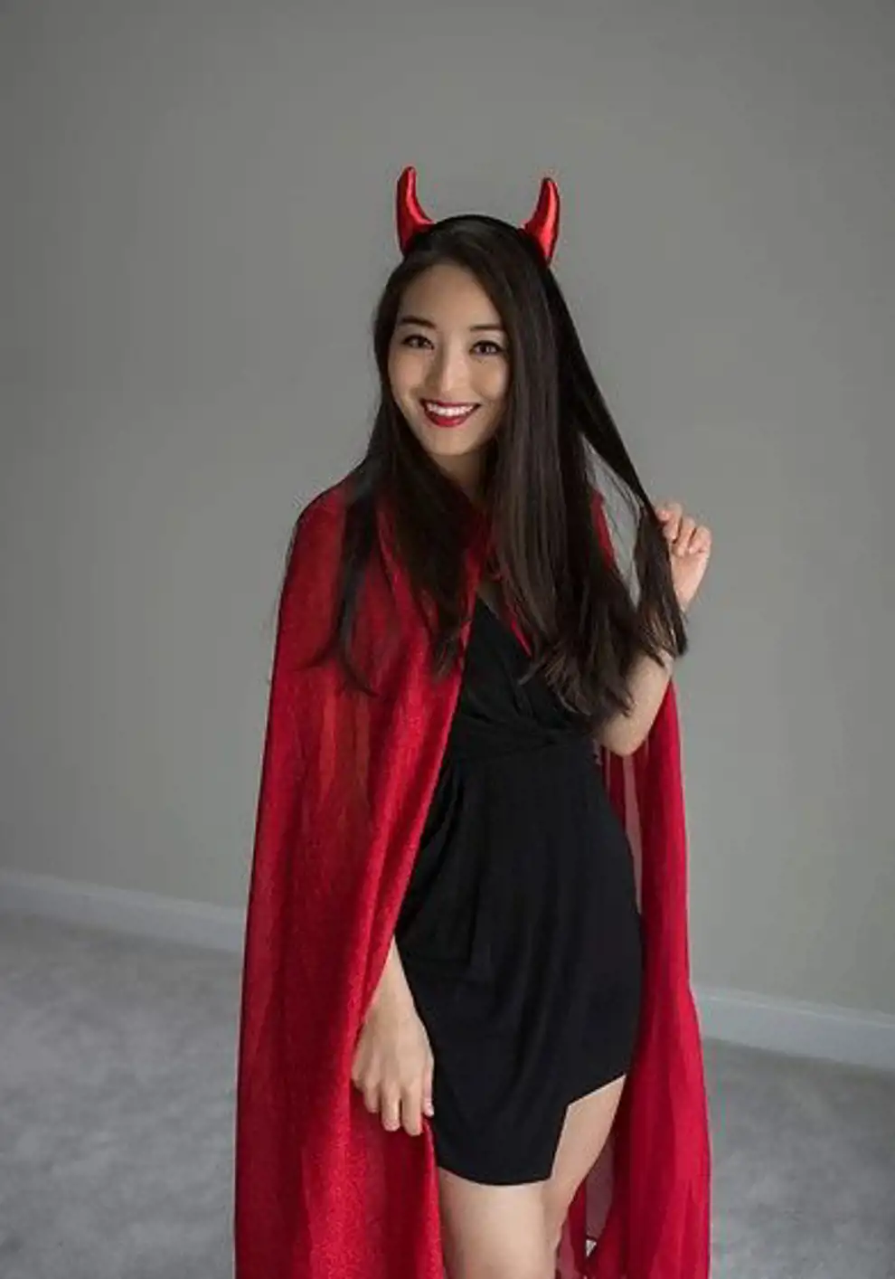 Disfraces de Halloween caseros para mujer: demonio