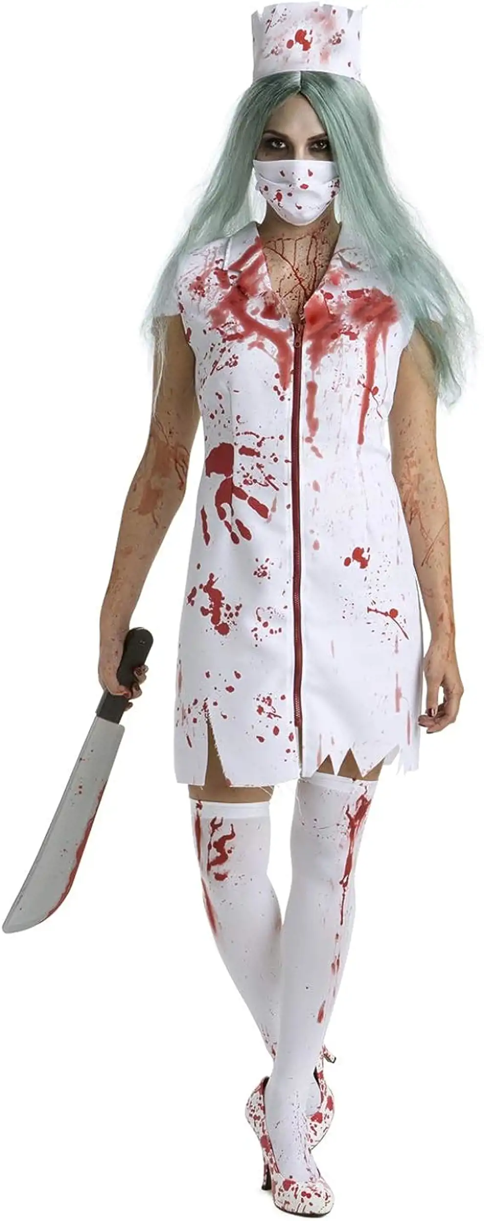 Disfraces de Halloween caseros para mujer: enfermera asesina