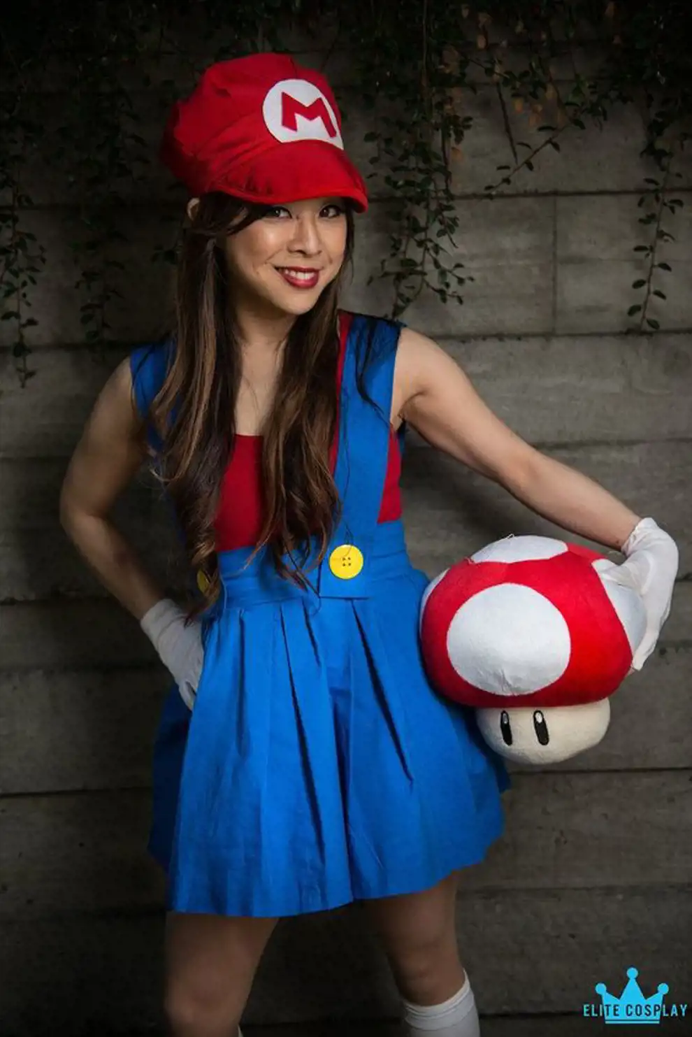 Disfraces de Halloween caseros para mujer: Super Mario