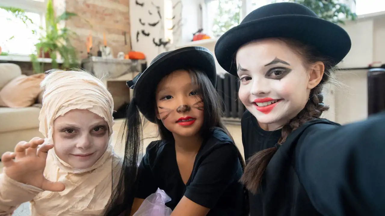 10 maquillajes de Halloween para niños y niñas originales y fáciles de copiar