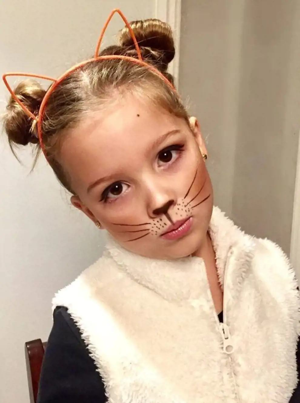 10 maquillajes de Halloween para niños y niñas originales y fáciles de copiar: gato