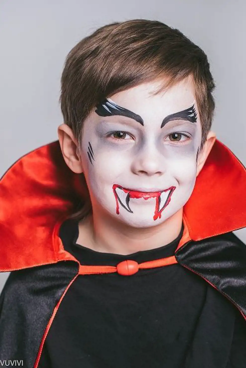 10 maquillajes de Halloween para niños y niñas originales y fáciles de copiar: vampiro