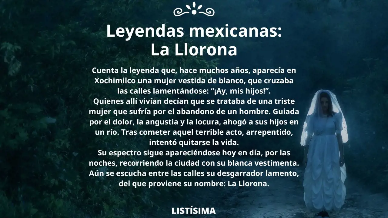 leyendas mexicanas la llorona