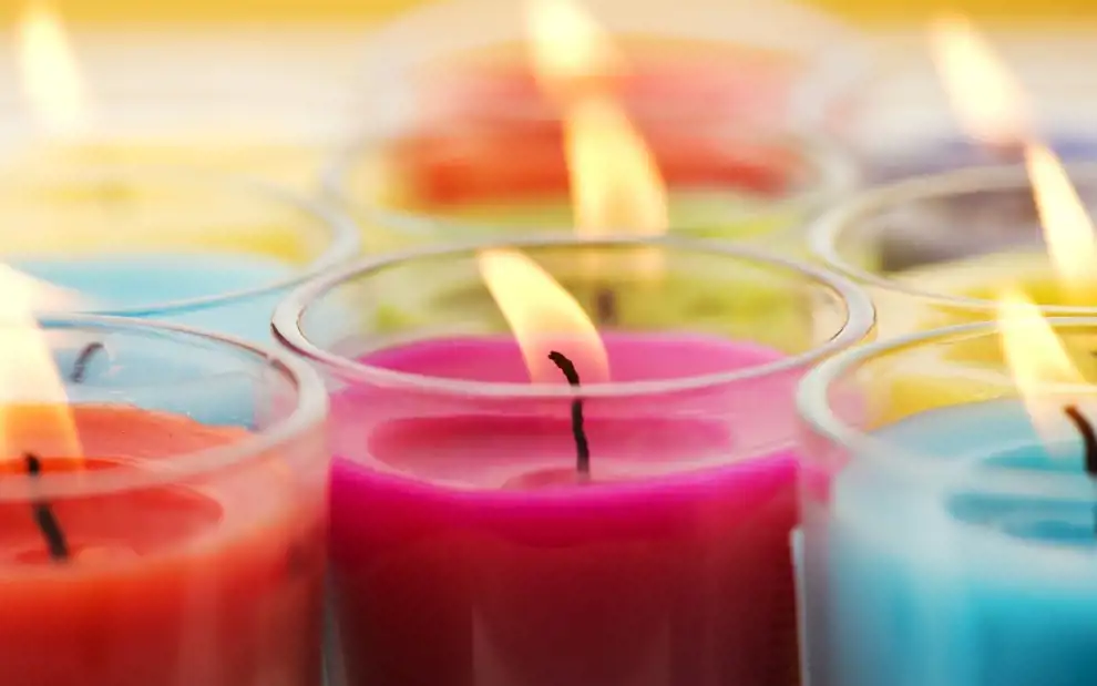 5 colores de velas que dan buena suerte según el Feng Shui