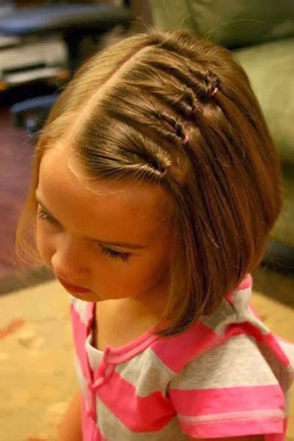 Peinados para niñas: semirrecogidos de lado lado volteados