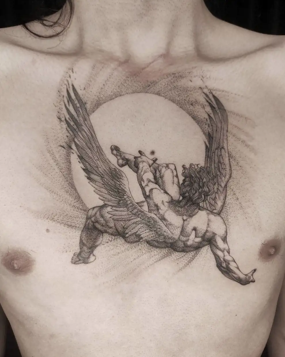 Tatuajes sobre mitología griega: Ícaro