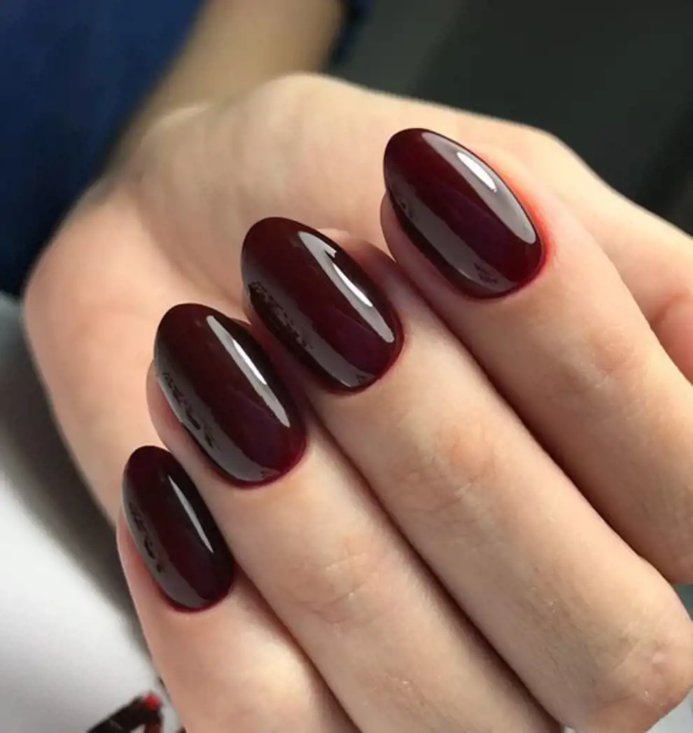 cherry black nails  (3)