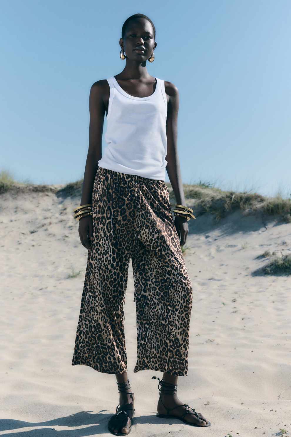 Pantalón de leopardo de Zara