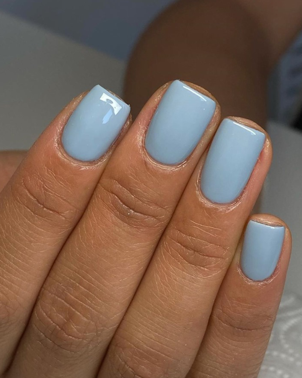 Manicuras para vestido azul