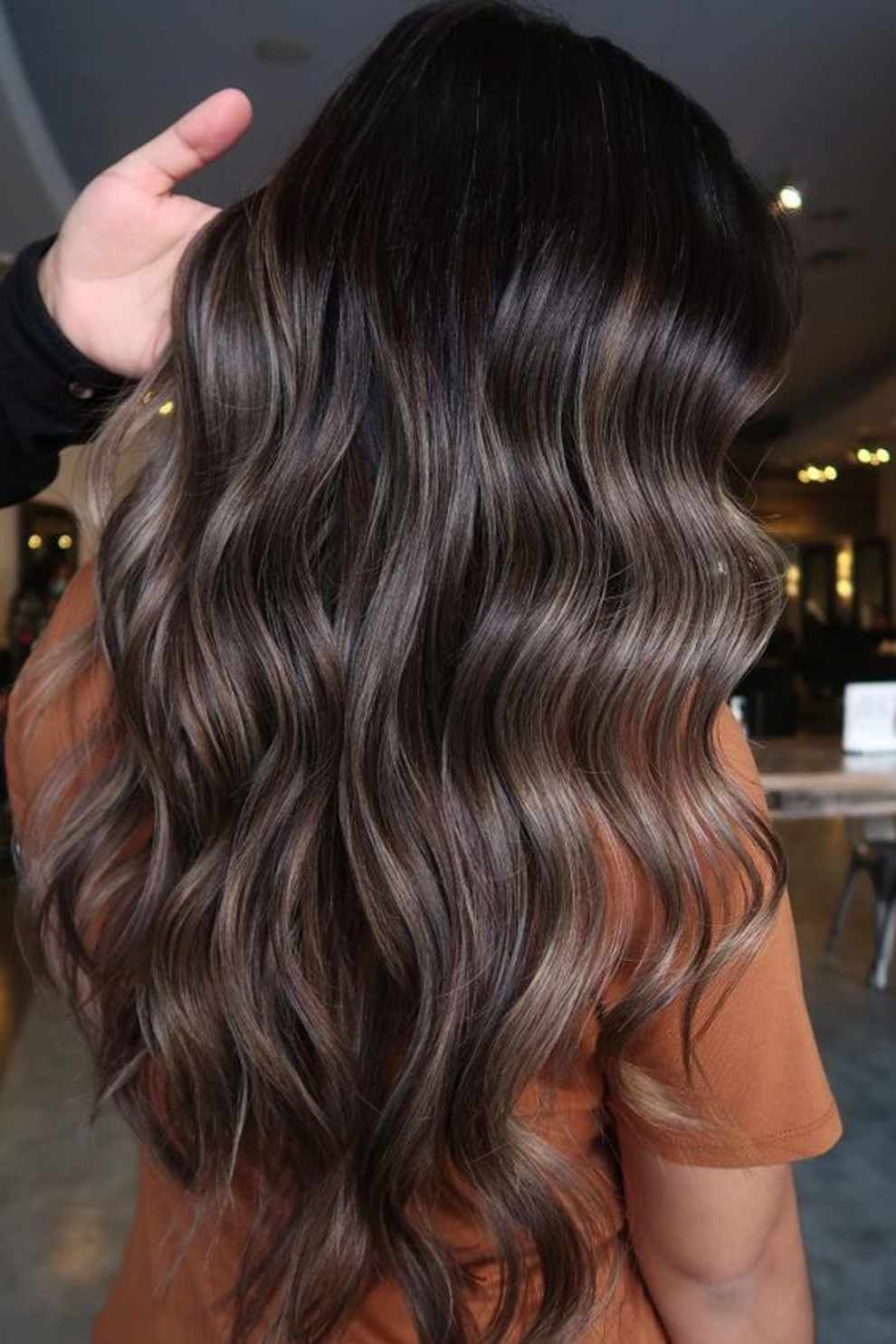 Mechas babylight para morenas chocolate