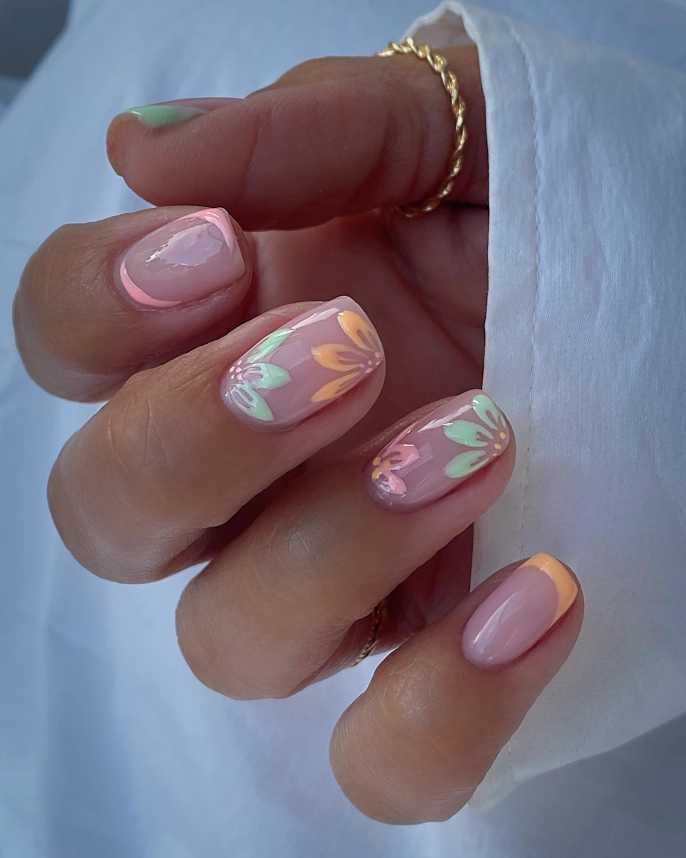 Manicuras pastel