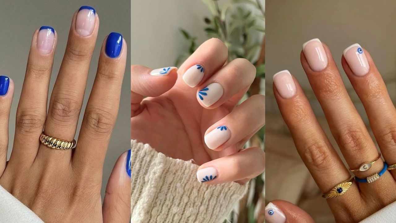 Navy blue: el color de uñas tendencia para Otoño/Invierno 2025 que sustituye al negro