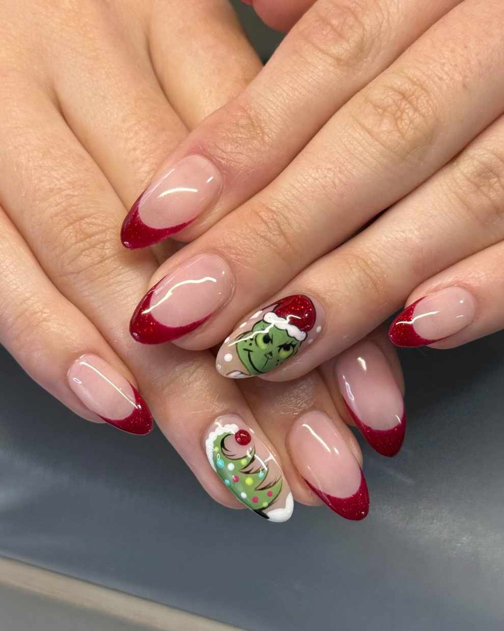 Uñas Navidad