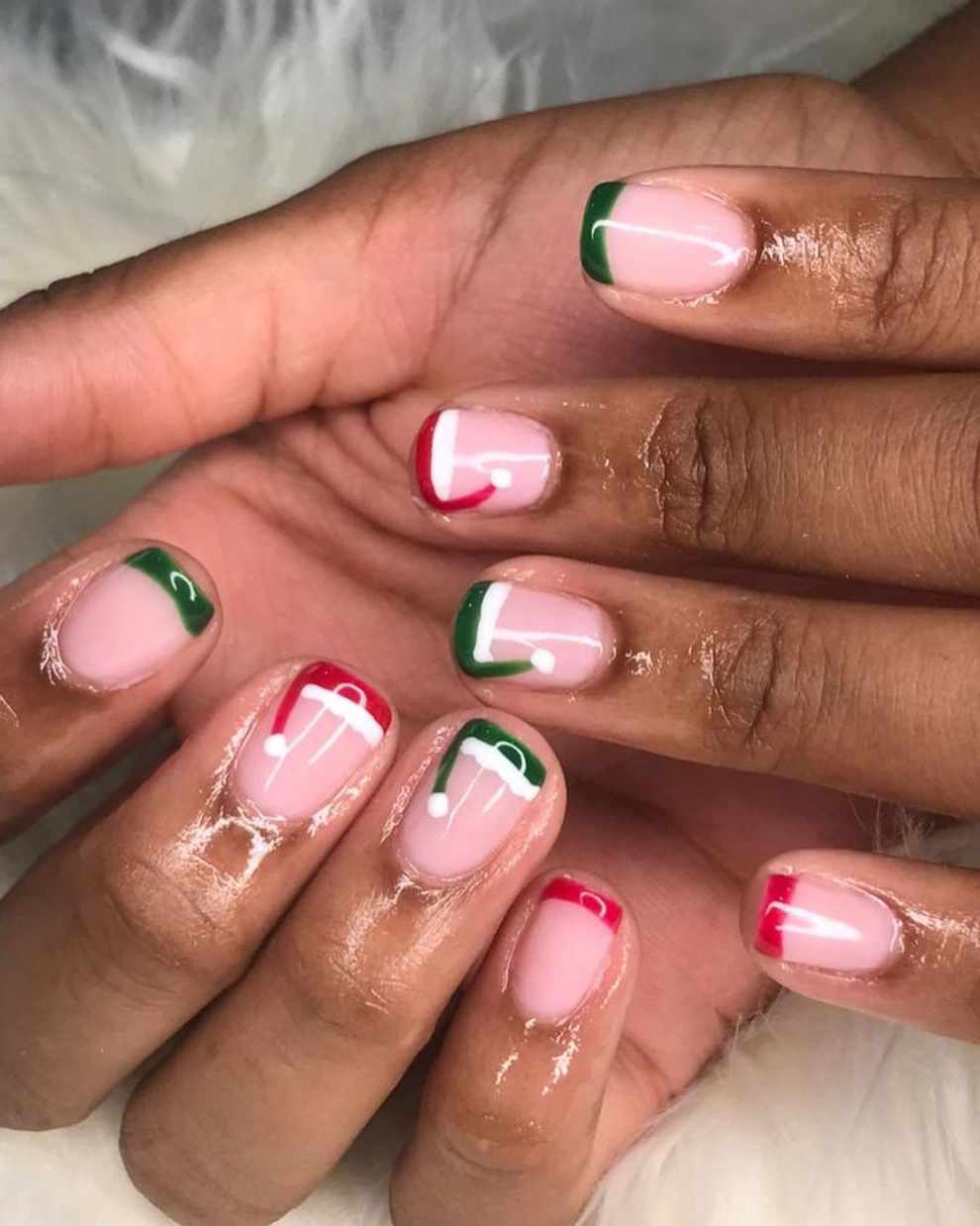 Uñas Navidad